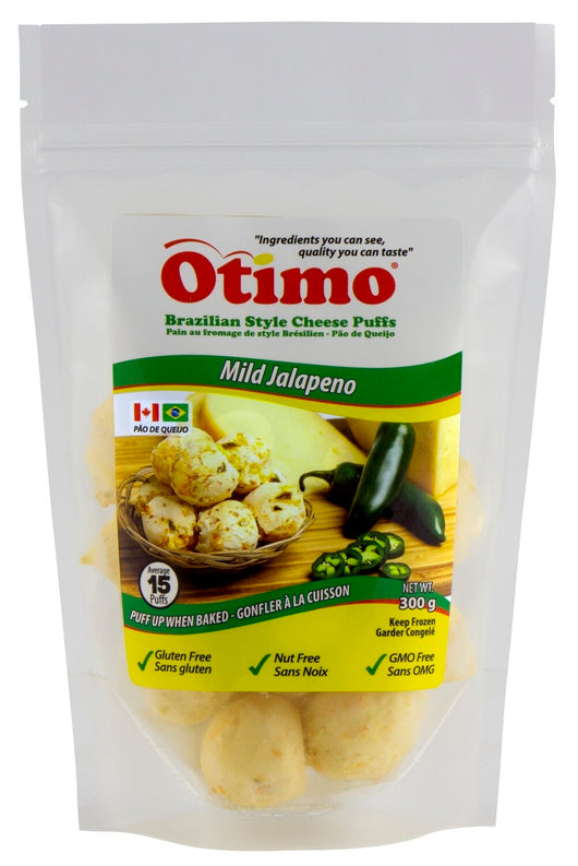 Otimo, Cheese Puffs, Mild Jalapeno, 300g