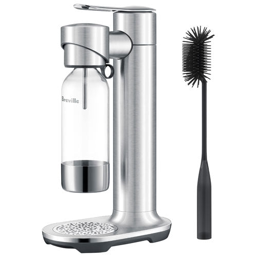 Breville Brushed Stainless Steel InFizz Aqua Soda Maker Without CO2 Cylinder