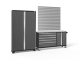 Bold Series 2 Piece Cabinet Set with Project Center and 42 in. Locker