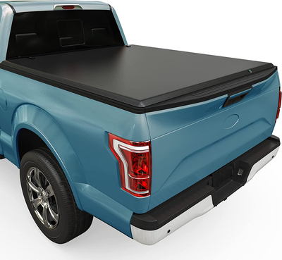 YITAMOTOR® 2015-2024 Ford F-150 F150 (Excl. Raptor Series) 6.5ft Soft Tri-fold Truck Bed Tonneau Cover
