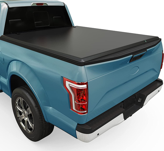YITAMOTOR® 2015-2024 Ford F-150 F150 (Excl. Raptor Series) 6.5ft Soft Tri-fold Truck Bed Tonneau Cover