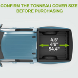 YITAMOTOR® 2022 2023 2024 Ford Maverick 4.5 Feet Soft Tri-fold Truck Bed Tonneau Cover