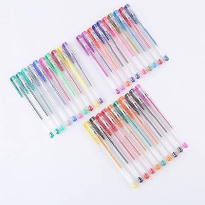 Exerz 30pcs gel pens in a wallet