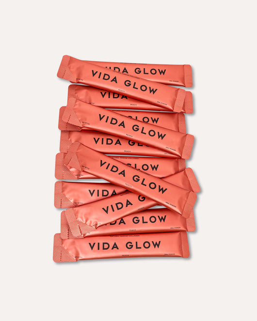 Natural Marine Collagen Sachets - Peach