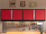 Pro Series 6 Piece Cabinet Set with Base, Wall Cabinet, Locker and Utility Cart