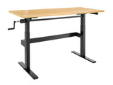 56 in. Manual Adjustable Height Worktable