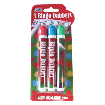 Bingo Dabbers Non Drip 3 Pack