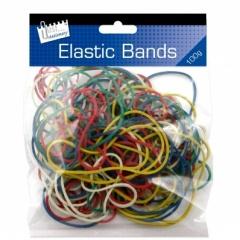 Coloured Elastic Bands 100g - Case of 12
