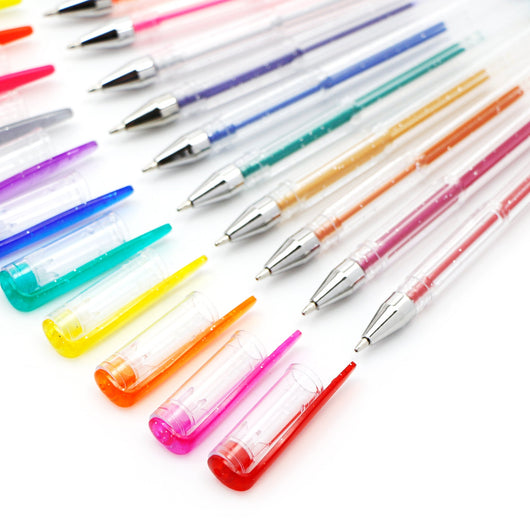 Exerz 24pcs gel pens in a wallet