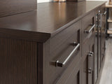 Home Wet Bar 13 Piece Cabinet Set with Wall, Wide Display, Sink Cabinet, Sink, Faucet and Melamine Countertop - 21 in.