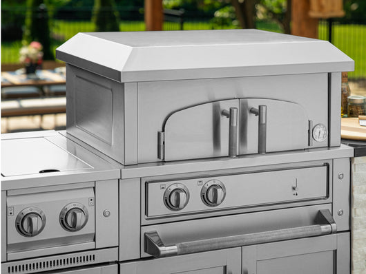 Outdoor Kitchen Platinum 33 in. Built-In Pizza Oven