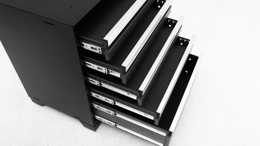 Pro Series 14 Piece Cabinet Set with Lockers, Base, Wall, Tool Drawer Cabinets and 56 in. Worktop