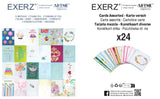 ARTME 24 Assorted Greeting Cards Multipack - Birthday, Thank You, Thinking Of You, New Baby, Anniversary, Sympathy, Congratulations, Wedding, Blank