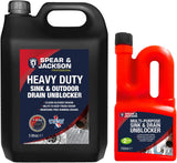 Spear & Jackson Multi-Purpose Sink & Drain Un-blocker 5L and 750ml