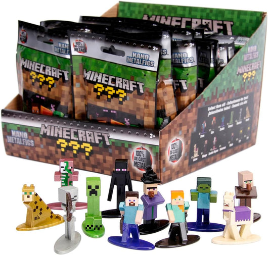 Minecraft Die-Cast Nanofigs Blind Bag Assortment (1.65 Inch)