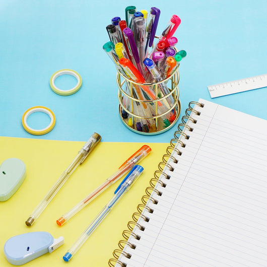 Exerz 24pcs gel pens in a wallet