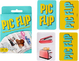 The Pic Flip Card Game by Mattel Games is the perfect game for a quick burst of fun for ages 7 and up