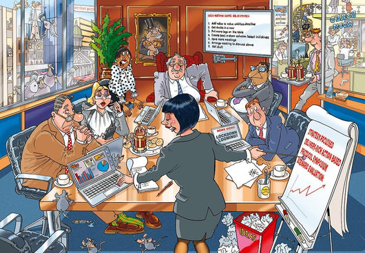 WASGIJ Destiny Puzzle 24: Business as Usual - 1000 Piece Jigsaw Puzzle
