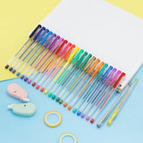 Exerz 24pcs gel pens in a wallet