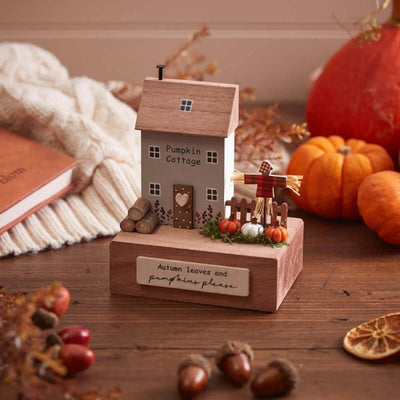 Pumpkin Cottage Autumn Block