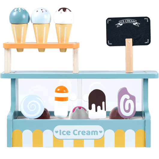 Wooden Ice Cream Counter