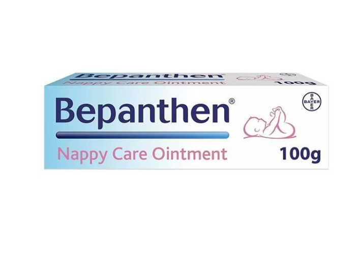 Bepanthen Nappy Care Ointment box on a white background