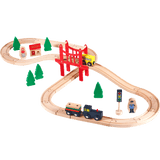 Wooden Train Set - Deluxe