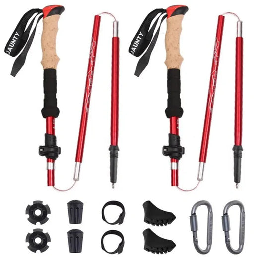 Aluminium Folding Hiking Sticks