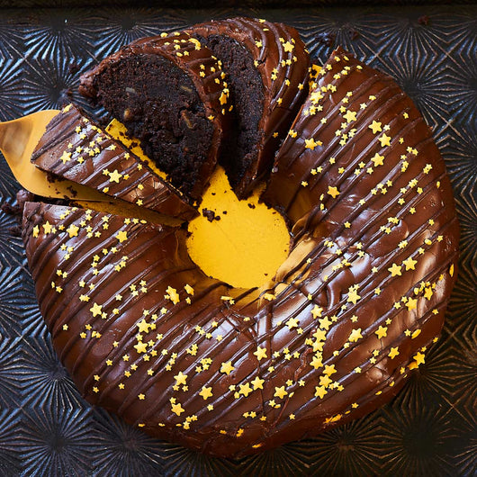 Chocolate and Orange Wreath Cake