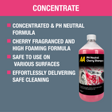AA PH Neutral Car Shampoo 2 x 1 Litre (Cherry)