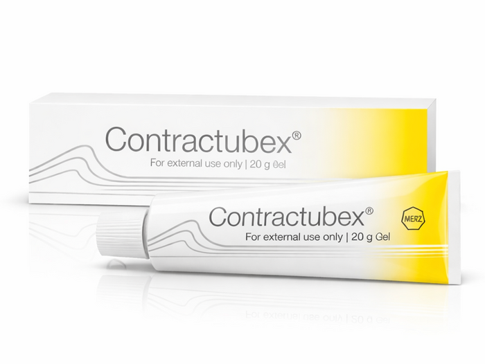 Contractubex gel packaging on a white background
