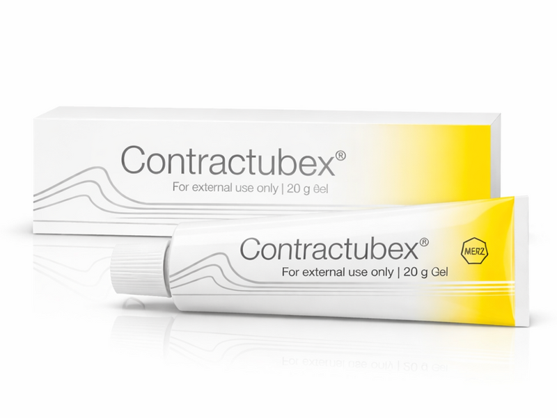 Contractubex gel packaging on a white background