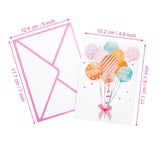 ARTME 24 Assorted Greeting Cards Multipack - Birthday, Thank You, Thinking Of You, New Baby, Anniversary, Sympathy, Congratulations, Wedding, Blank