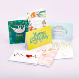 ARTME 24 Assorted Greeting Cards Multipack - Birthday, Thank You, Thinking Of You, New Baby, Anniversary, Sympathy, Congratulations, Wedding, Blank