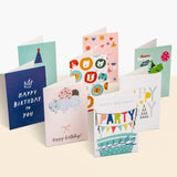 ARTME 24 Assorted Birthday Cards Multipack -12 Designs x 2