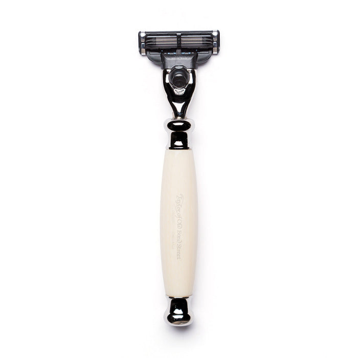 Edwardian Mach3 Razor with Imitation Ivory Handle