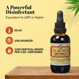 J.Crow’s Lugol’s Solution of Iodine 2oz | High Purity Iodine Drops