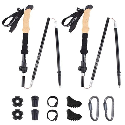 Aluminium Folding Hiking Sticks