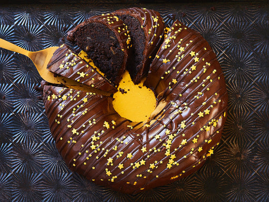 Chocolate and Orange Wreath Cake