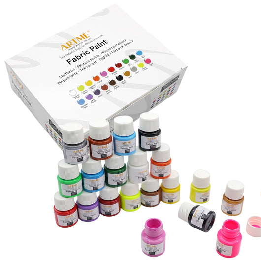 Artme Fabric Paint Set 20 Colours 20ml x 20