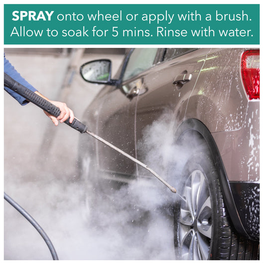 CARSHARK Non-Acidic Wheel Cleaner 5 Litre + 1 Litre Spray