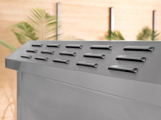 Outdoor Kitchen Platinum 33 in. Built-In Pizza Oven