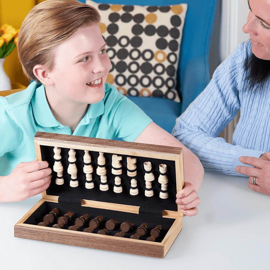 Wooden Chess Set - Travel Chess Set