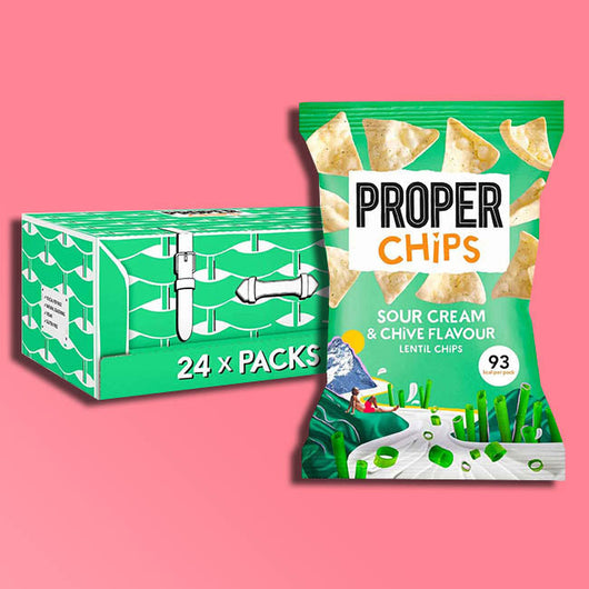 Properchips - Lentil Chips - Sour Cream & Chive