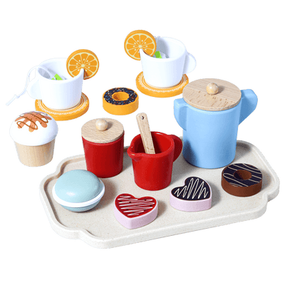 Wooden Tea Set