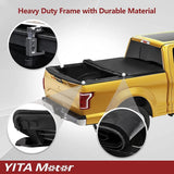 YITAMOTOR® Soft Roll Up Truck Bed Tonneau Cover for 2015-2022 Chevy Colorado/GMC Canyon, Fleetside 6.2 ft Bed
