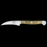 Gude Alpha Olive Bird's Beak Knife With Olivewood Handle, 2-In