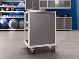 Pro Series 6 Piece Cabinet Set with Base, Wall Cabinet, Locker and Utility Cart