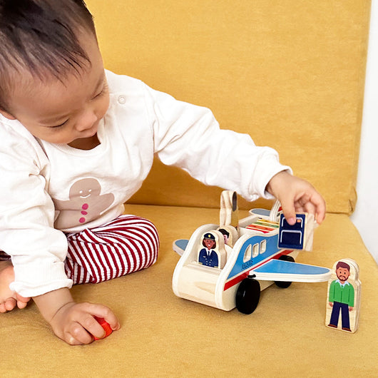 Wooden Aeroplane - Toddler Toy Plane