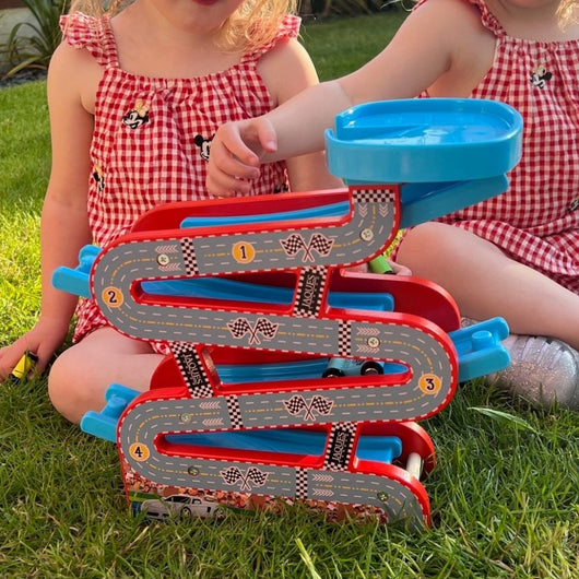 Car Garage Toy - Wooden Car Garage